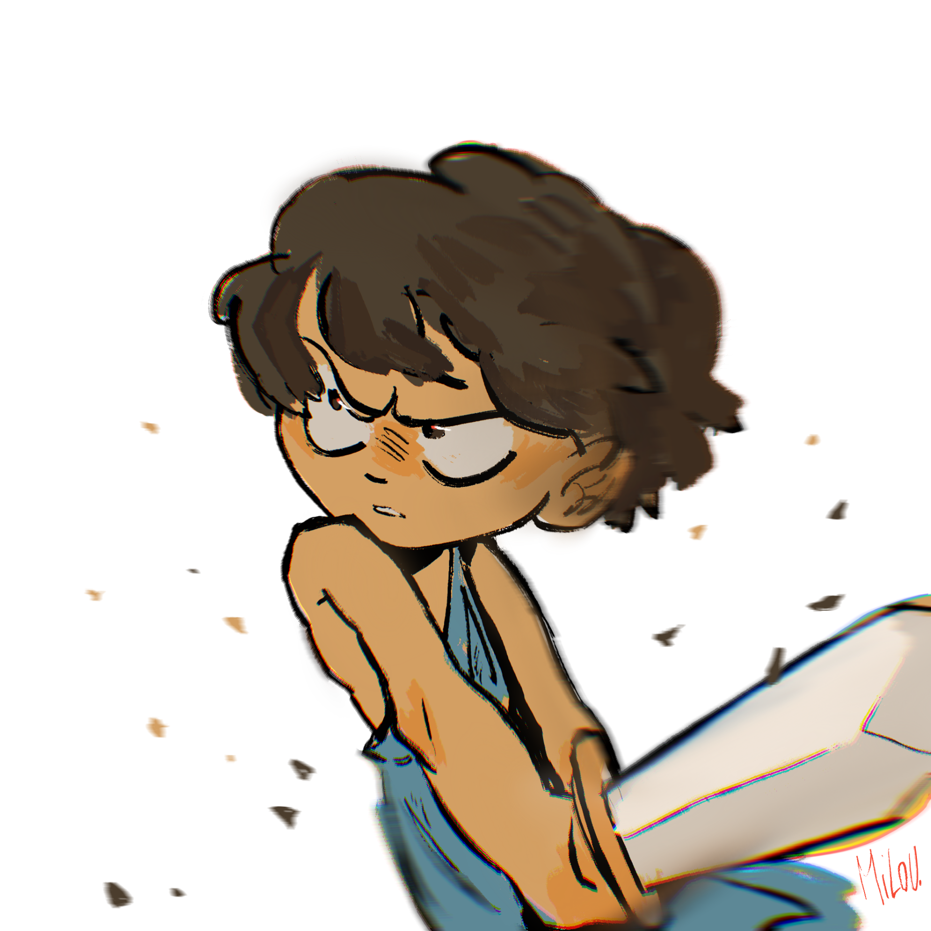 Character with sword